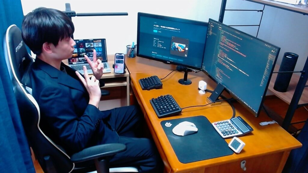 作業環境の写真